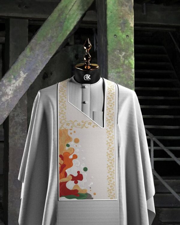 Ethereal Coral-Inspired Agbada