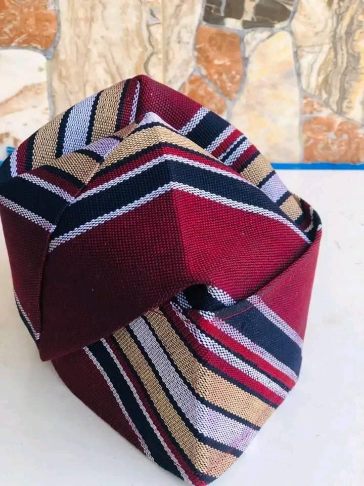 Classic Striped Fila (Yoruba Cap) - Image 4